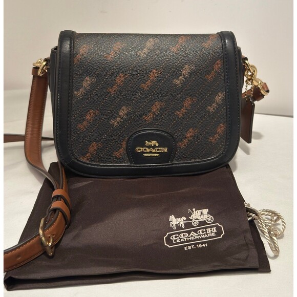 Coach Saddle Bag Crossbody - Picture 1 of 9